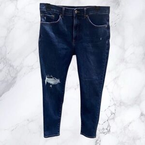 Express Women's Dark Blue Skinny Jeans